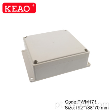 Caixa de distribuição de plástico, montagem na parede, invólucro impermeável ip65 caixa de junção de montagem em superfície de plástico caixa elétrica à prova de intempéries